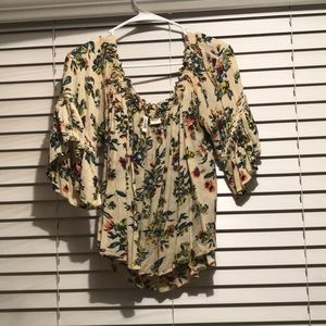 Off the shoulder blouse